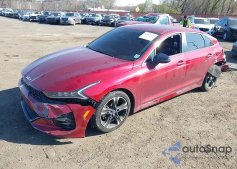 2022 Kia K5 Gt-Line из США, поврежденный, VIN 5XXG64J22NG150511